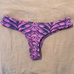 Midori Bikinis Dragonfruit Thong Bikini Bottom S
